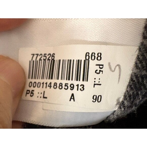 Banana Republic Women’s Classic Fit Flannel Shirt Black/White Plaid, Size L - Picture 9 of 9